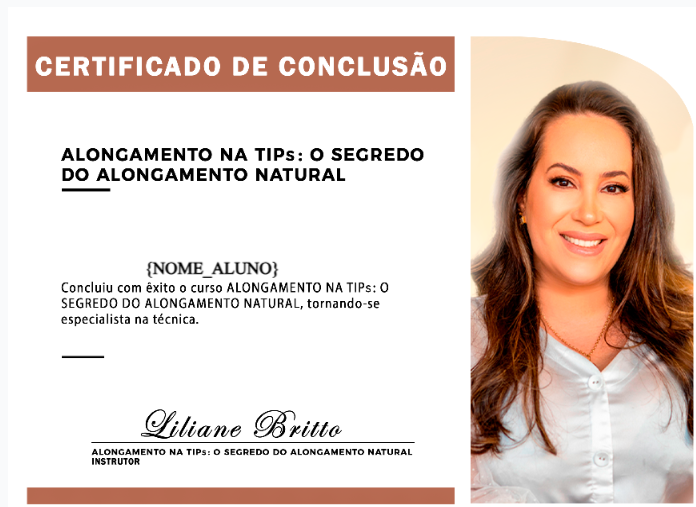 Certificado de conclusão do curso